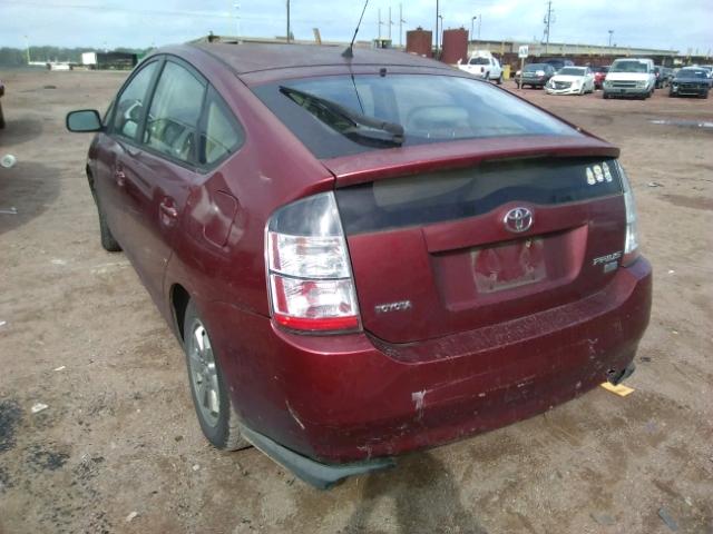 JTDKB20U053111350 - 2005 TOYOTA PRIUS 红色 照片 3