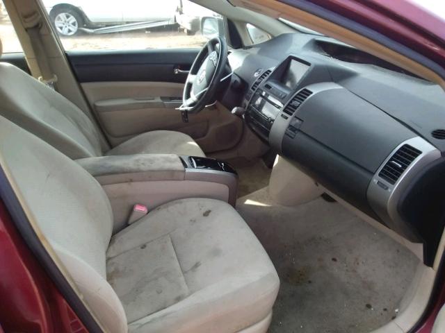 JTDKB20U053111350 - 2005 TOYOTA PRIUS 红色 照片 5