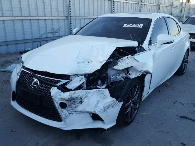 JTHBA1D27G5012004 - 2016 LEXUS IS 200T WHITE photo 2