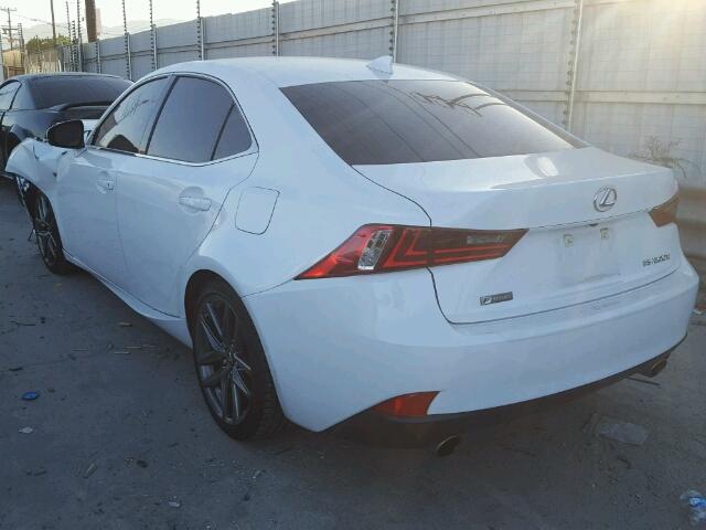 JTHBA1D27G5012004 - 2016 LEXUS IS 200T WHITE photo 3