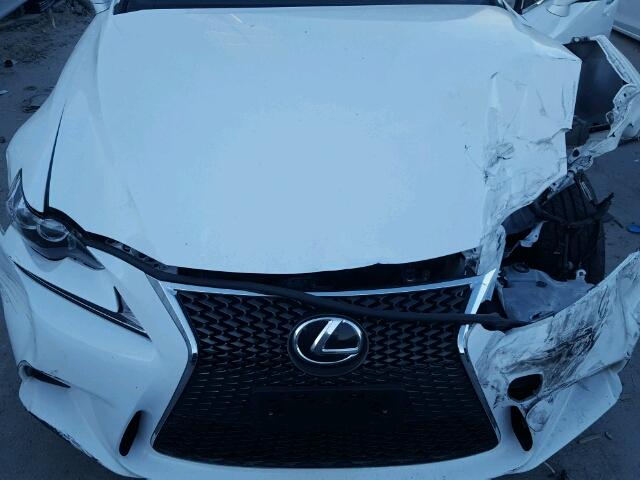 JTHBA1D27G5012004 - 2016 LEXUS IS 200T WHITE photo 7