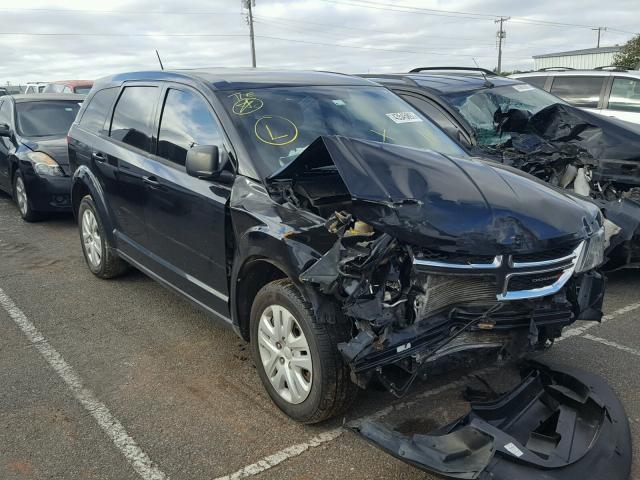 3C4PDCAB7DT679701 - 2013 DODGE JOURNEY SE BLACK photo 1