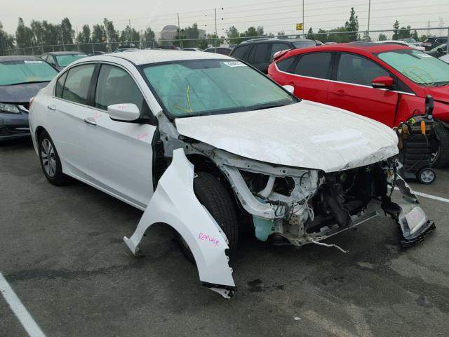 1HGCR2F37EA272726 - 2014 HONDA ACCORD LX WHITE photo 1