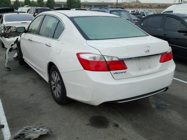 1HGCR2F37EA272726 - 2014 HONDA ACCORD LX WHITE photo 3