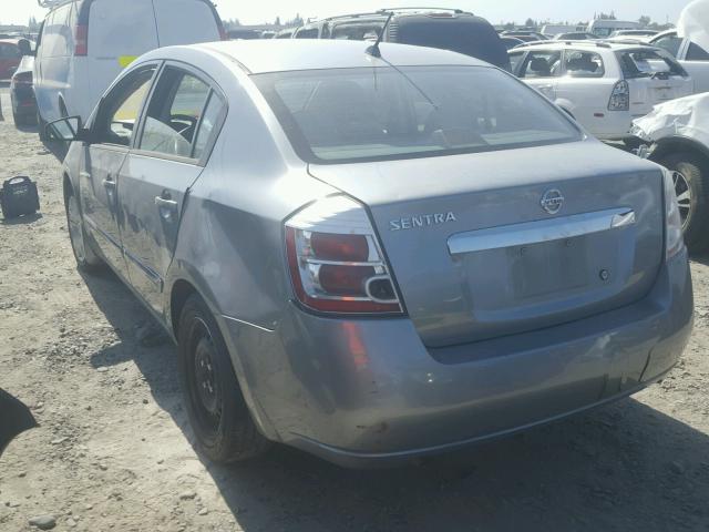 3N1AB6AP4AL639678 - 2010 NISSAN SENTRA 2.0 SILVER photo 3