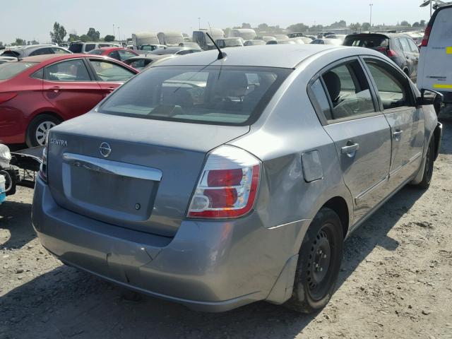 3N1AB6AP4AL639678 - 2010 NISSAN SENTRA 2.0 SILVER photo 4