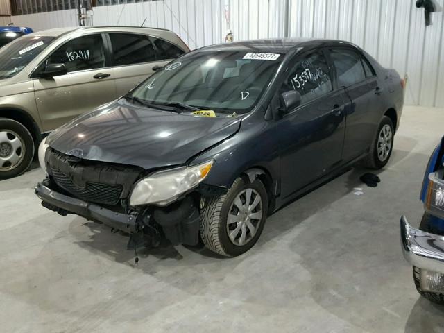 1NXBU4EE0AZ179915 - 2010 TOYOTA COROLLA BA GRAY photo 2