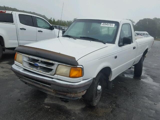 1FTCR10X6SUB14294 - 1995 FORD RANGER WHITE photo 2