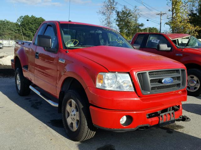 1FTRF04W16KD83089 - 2006 FORD F150 RED photo 1