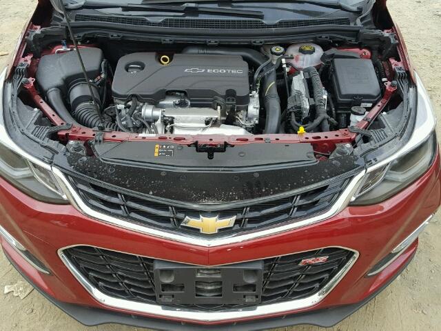 1G1BE5SM5H7207583 - 2017 CHEVROLET CRUZE LT BURGUNDY photo 7