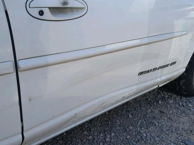 1G2WJ52K0WF230182 - 1998 PONTIAC GRAND PRIX Білий фото 9