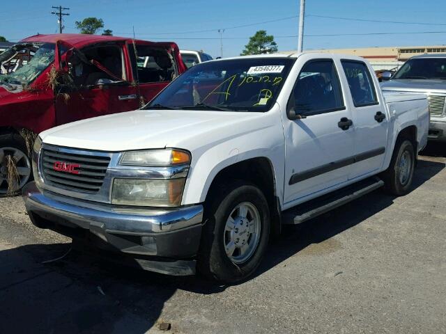 1GTCS139978108331 - 2007 GMC CANYON WHITE photo 2