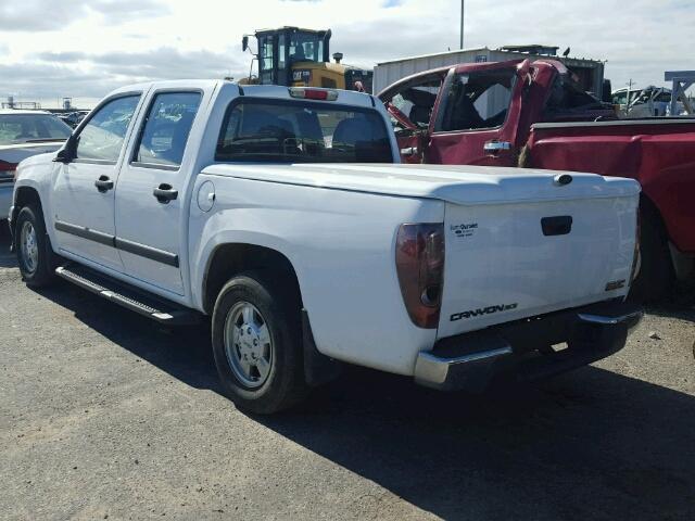 1GTCS139978108331 - 2007 GMC CANYON WHITE photo 3