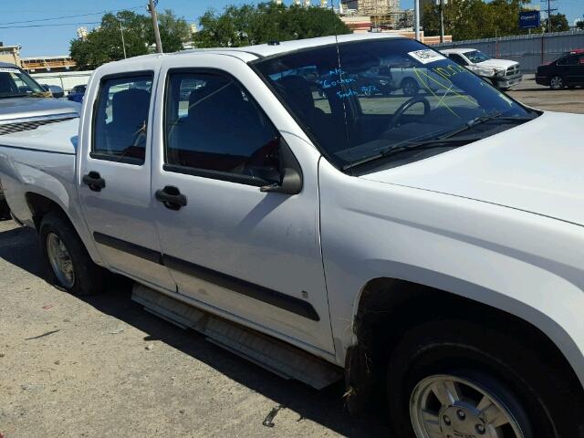 1GTCS139978108331 - 2007 GMC CANYON WHITE photo 9