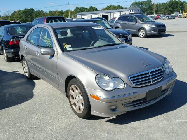 WDBRF92H06F804848 - 2006 MERCEDES-BENZ C GENERATI GRAY photo 1