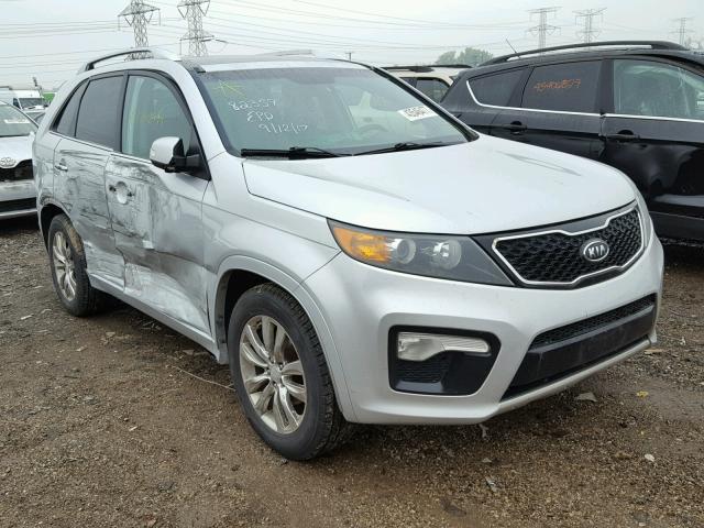 5XYKWDA24BG157381 - 2011 KIA SORENTO SX SILVER photo 1