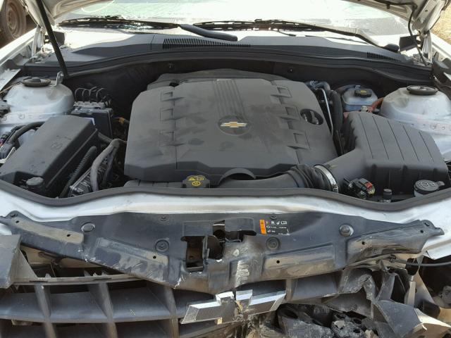 2G1FA1E34D9162170 - 2013 CHEVROLET CAMARO LS SILVER photo 7