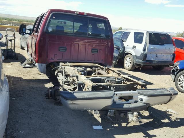 1FTSW21Y05EA29631 - 2005 FORD F250 SUPER MAROON photo 3