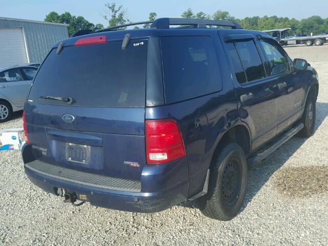 1FMZU63K35UA96990 - 2005 FORD EXPLORER X BLUE photo 4