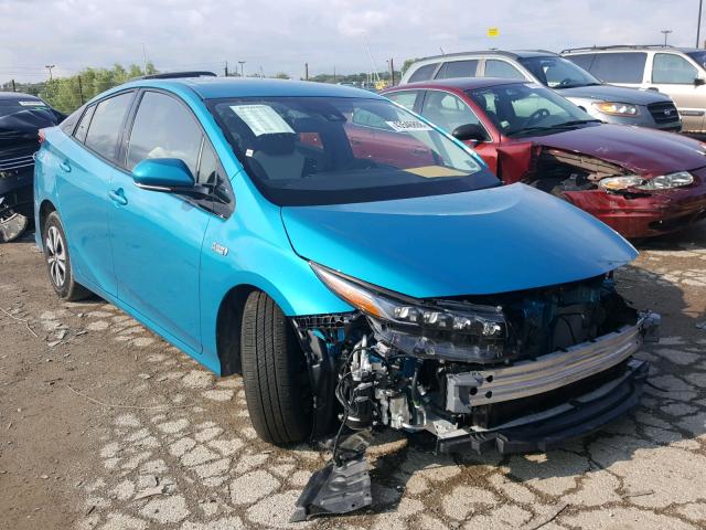 JTDKARFP5H3040048 - 2017 TOYOTA PRIUS PRIM ლურჯი ფოტო 1