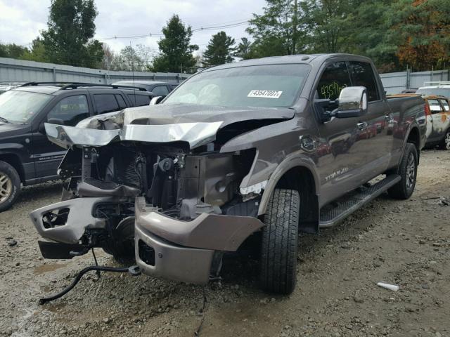 1N6BA1F48GN514386 - 2016 NISSAN TITAN XD S BROWN photo 2