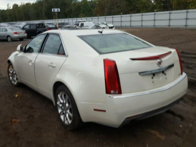 1G6DF577X80186757 - 2008 CADILLAC CTS WHITE photo 3