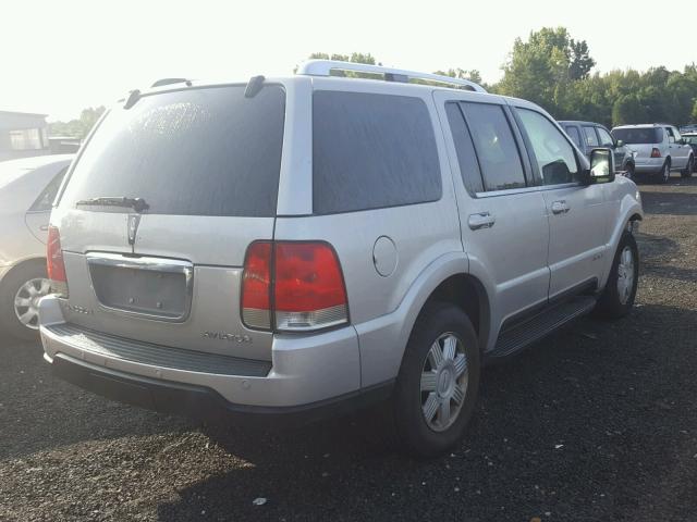 5LMEU88H34ZJ12580 - 2004 LINCOLN AVIATOR GRAY photo 4