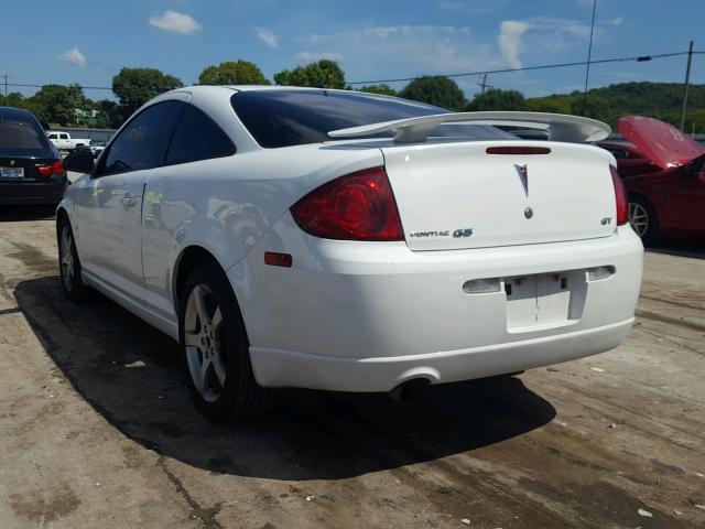 1G2AT18HX97246624 - 2009 PONTIAC G5 GT WHITE photo 3