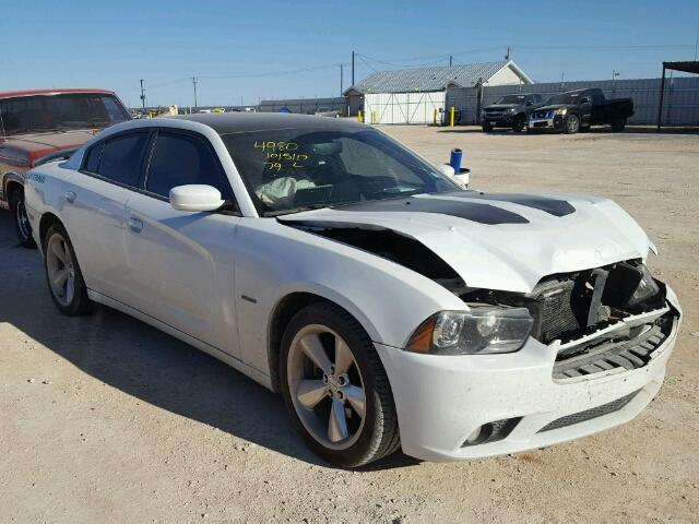 2C3CDXCT5DH717645 - 2013 DODGE CHARGER R/ WHITE photo 1