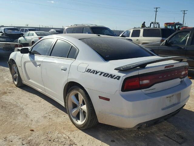 2C3CDXCT5DH717645 - 2013 DODGE CHARGER R/ WHITE photo 3