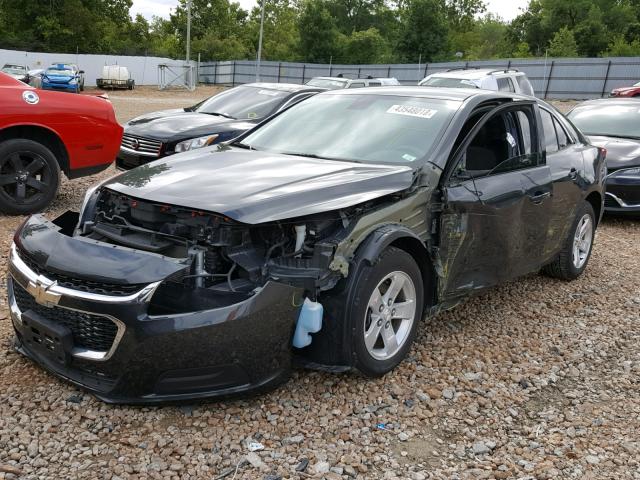 1G11C5SL3EF203879 - 2014 CHEVROLET MALIBU 1LT BLACK photo 2