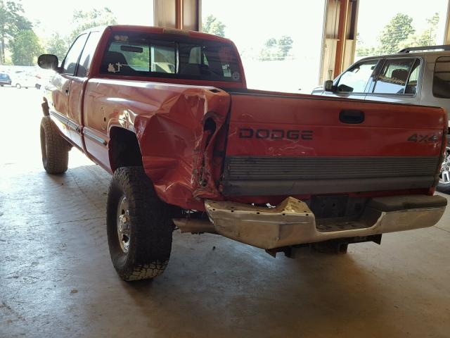 3B7KF23Z3XG235155 - 1999 DODGE RAM 2500 RED photo 3