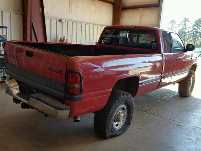 3B7KF23Z3XG235155 - 1999 DODGE RAM 2500 RED photo 4