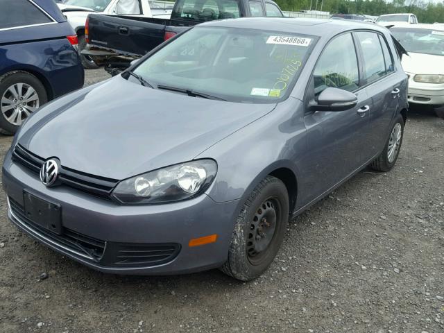WVWDB7AJ7AW184332 - 2010 VOLKSWAGEN GOLF GRAY photo 2