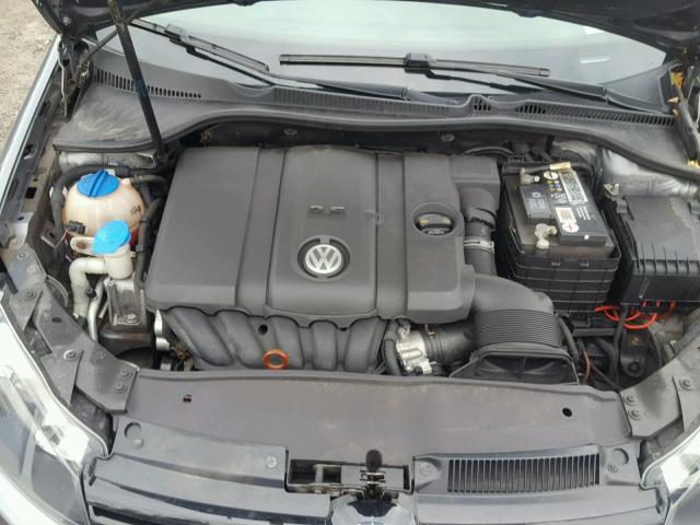 WVWDB7AJ7AW184332 - 2010 VOLKSWAGEN GOLF GRAY photo 7