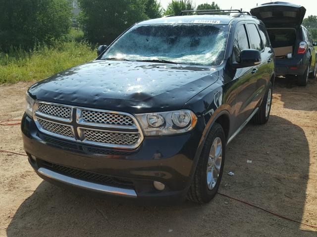 1C4RDJDG4CC144517 - 2012 DODGE DURANGO CR BLACK photo 2