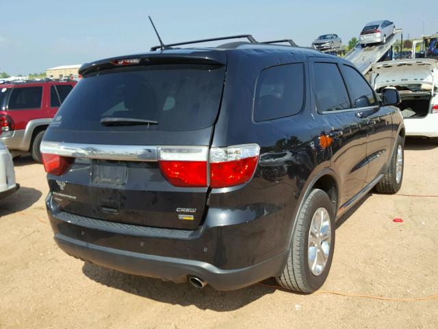 1C4RDJDG4CC144517 - 2012 DODGE DURANGO CR BLACK photo 4