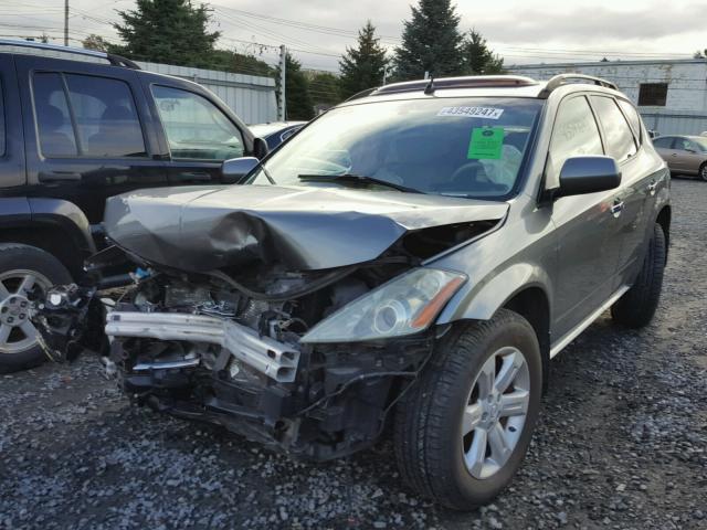 JN8AZ08TX7W510358 - 2007 NISSAN MURANO CHARCOAL photo 2