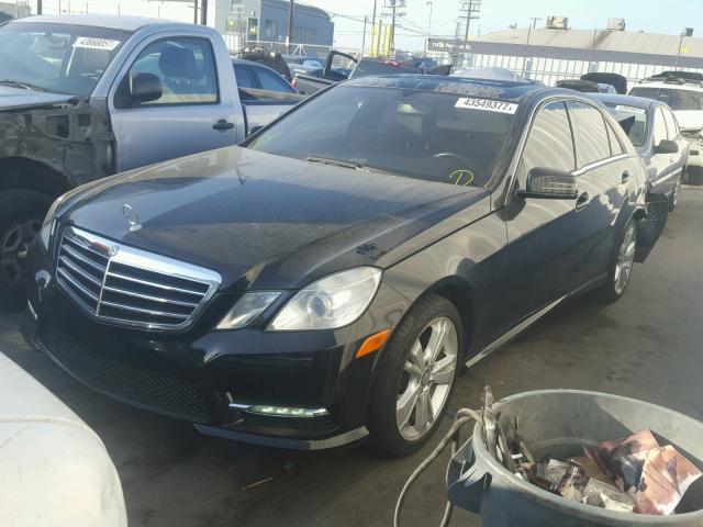 WDDHF5KB8DA734775 - 2013 MERCEDES-BENZ E 350 BLACK photo 2