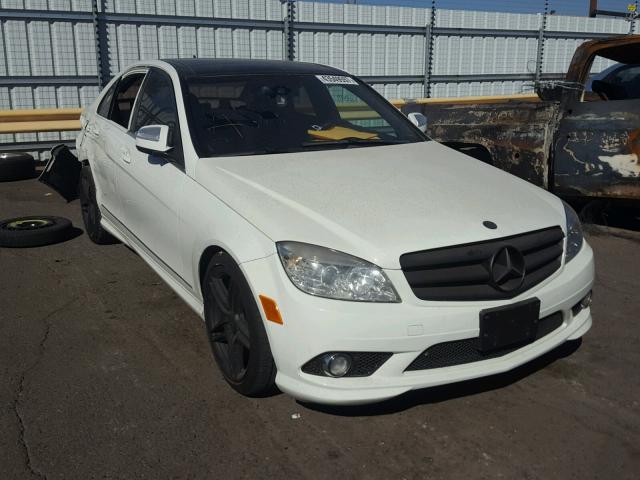 WDDGF54X49R067359 - 2009 MERCEDES-BENZ C 300 WHITE photo 1