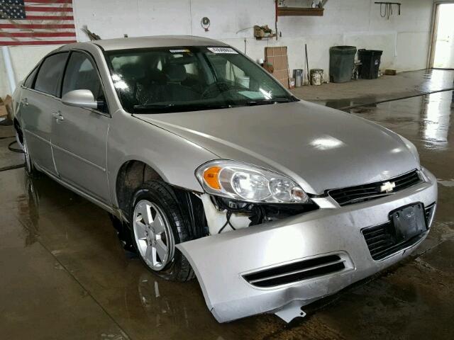 2G1WT58N289102182 - 2008 CHEVROLET IMPALA SILVER photo 1