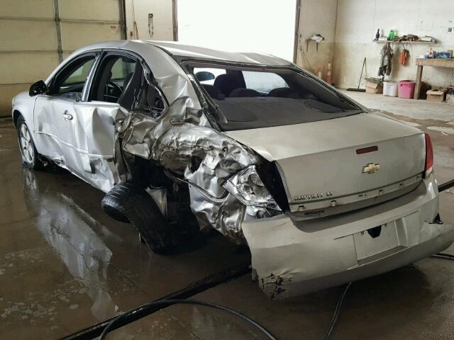 2G1WT58N289102182 - 2008 CHEVROLET IMPALA SILVER photo 3