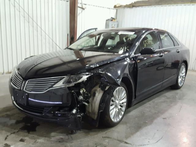 3LN6L2GK1DR826653 - 2013 LINCOLN MKZ BLACK photo 2