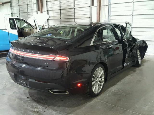 3LN6L2GK1DR826653 - 2013 LINCOLN MKZ BLACK photo 4