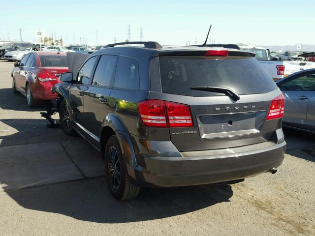 3C4PDCAB8HT609419 - 2017 DODGE JOURNEY SE GRAY photo 3