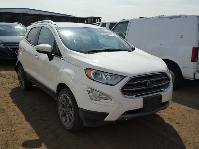 MAJ6P1WLXJC205585 - 2018 FORD ECOSPORT T WHITE photo 1