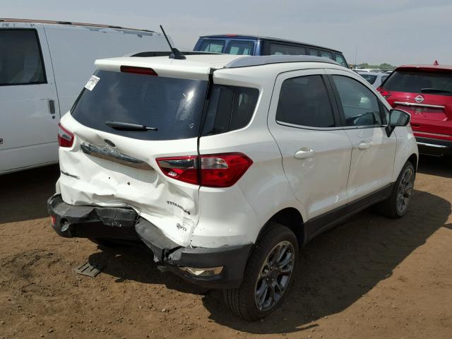 MAJ6P1WLXJC205585 - 2018 FORD ECOSPORT T WHITE photo 4