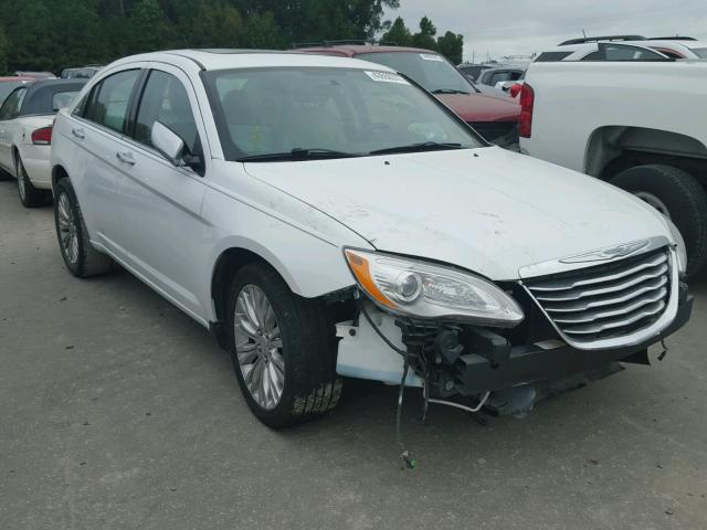 1C3BC2FG5BN610969 - 2011 CHRYSLER 200 LIMITE WHITE photo 1