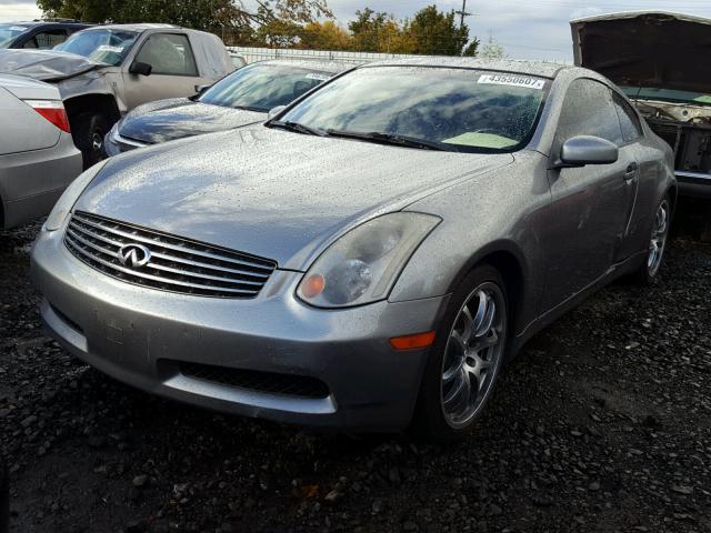 JNKCV54E74M801412 - 2004 INFINITI G35 SILVER photo 2