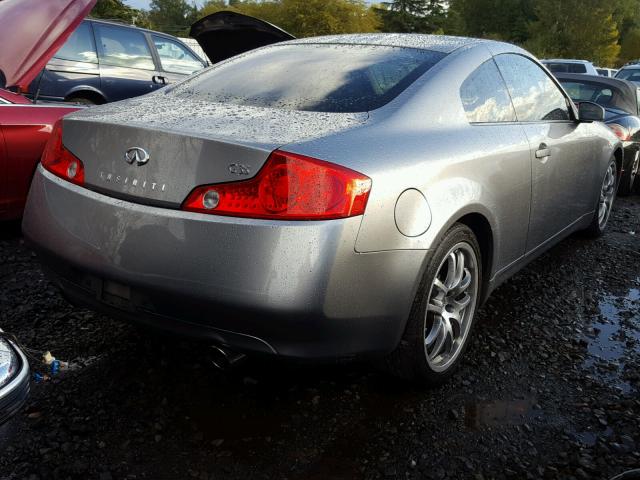 JNKCV54E74M801412 - 2004 INFINITI G35 SILVER photo 4